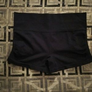 Black danskin shorts